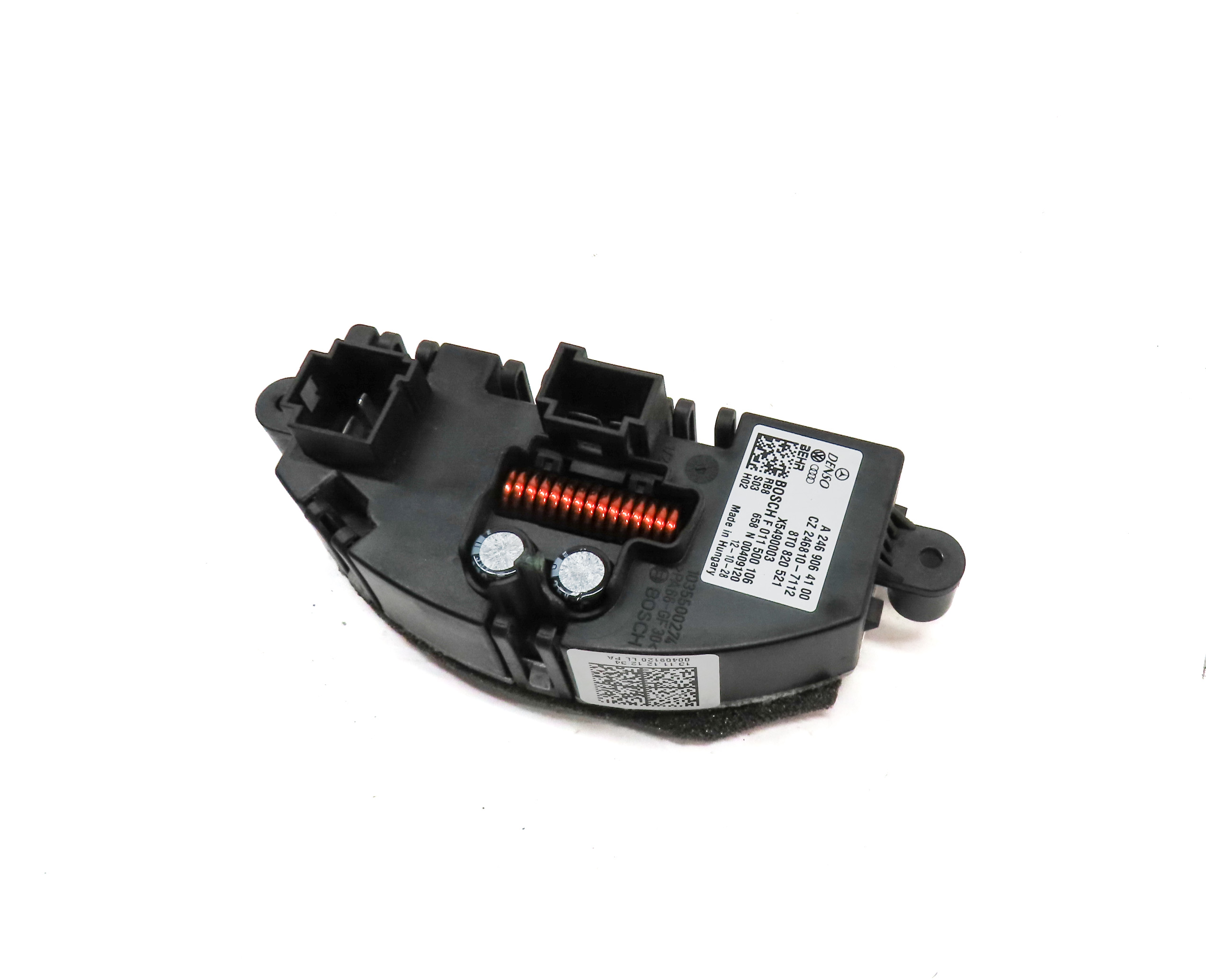 2013 AUDI Q5 (B8 8R) FRONT HEATER A/C BLOWER FAN MOTOR SPEED RESISTOR — exact item pictured